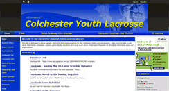 Desktop Screenshot of colchesterlax.org