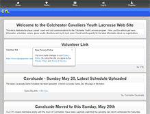 Tablet Screenshot of colchesterlax.org